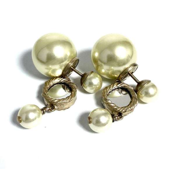 DIOR White Earrings - Picture 1 of 10